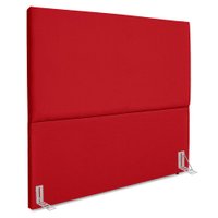 Cabeceira Queen 160 cm Com Frame Luna Suede Vermelho Artte