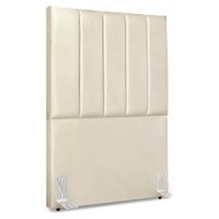 Cabeceira Solteiro 90 cm Com Frame Dalia Corino Bege Artte