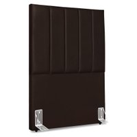 Cabeceira Solteiro 90 cm Com Frame Dalia Corino Marrom Artte