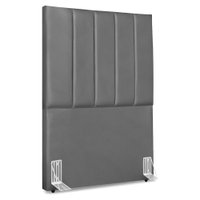 Cabeceira Solteiro 90 cm Com Frame Dalia Corino Cinza Artte
