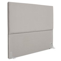 Cabeceira Queen 160 cm Com Frame Luna Suede Cinza Claro Artte