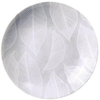 Prato Fundo de Porcelana 21cm Tramontina Arbo Cinza 680ml Decorado Cozinha Avulso