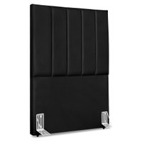 Cabeceira Solteiro 100 cm Com Frame Dalia Corino Preto Artte