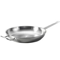 Frigideira Profissional de Indução 3,4L Brinox Aço Inox 32cm Fundo Triplo Restaurante Cozinha Indust