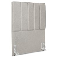 Cabeceira Solteiro 90 cm Com Frame Dalia Linho Cinza Artte