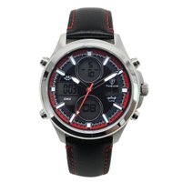 Relógio Masculino Tuguir AnaDigi Infinity GCS-1273 - Prata, Preto e Vermelho