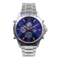 Relógio Masculino Tuguir AnaDigi Infinity GCS-1274 - Prata e Azul