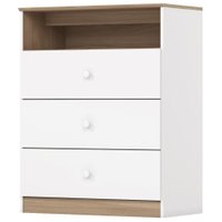 Comoda Infantil 3 Gavetas 75 cm Magia Branco Jequitiba Henn
