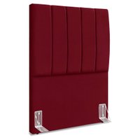 Cabeceira Solteiro 90 cm Com Frame Dalia Suede Vinho Artte