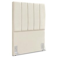 Cabeceira Solteiro 100 cm Com Frame Dalia Suede Bege Artte