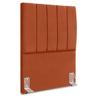 Cabeceira Solteiro 100 cm Com Frame Dalia Suede Terracota Artte