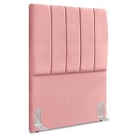 Cabeceira Solteiro 100 cm Com Frame Dalia Suede Rosa Artte