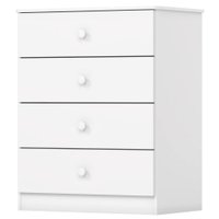 Comoda Infantil 4 Gavetas 65 cm Labirinto Branco Henn