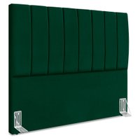 Cabeceira Queen 160 cm Com Frame Dalia Suede Verde Artte