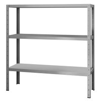 Estante Estilo Industrial Genova 3 Prateleiras 94 cm Cinza ARTEF