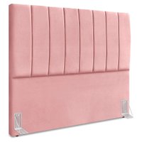 Cabeceira Queen 160 cm Com Frame Dalia Suede Rosa Artte