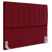 Cabeceira Queen 160 cm Com Frame Dalia Suede Vinho Artte