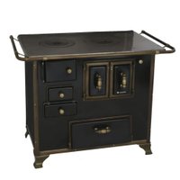 Fogão a Lenha Barroco Gabinete Venâncio 03 Preto FL3GBRCX