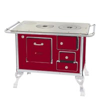 Fogão a Lenha Tradicional Venâncio 01 Vermelho Intenso FL1CX