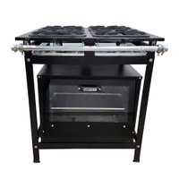 Fogão 4 Bocas Simples Cefaz com Forno Linha Gold Alta Pressão CFZG-128