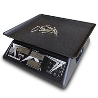 Balança Contadora Ramuza 15kg/5g Bivolt Cristal Preta Com Bateria