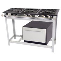 Fogão Venâncio Extra 3 Bocas 2 Duplas e com Forno E3d2f