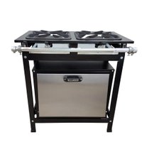 Fogão 2 Bocas Simples Cefaz com Forno Linha Gold Alta Pressão CFZG-119