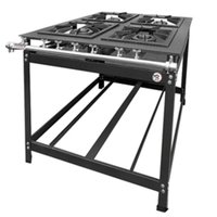 FOGÃO IND. B.P - 4 BOCAS - 2 QS / 2 QD             - 40X40 - P8