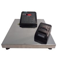 Balança Industrial Ramuza 300kg/100g Bivolt IDR10.000 Impressora Térmica