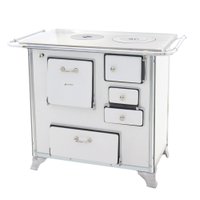 Fogão a Lenha Venâncio Nº1 Gabinete Branco Sem Tampa Lado Esquerdo 1GEBR