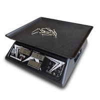 Balança Contadora Ramuza 30kg/10g Bivolt Cristal Preta Com Bateria