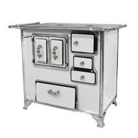 Fogão a Lenha Venâncio Nº2 Gabinete Branco Sem Tampa Lado Esquerdo 2GEBRPT