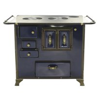 Fogão a Lenha Barroco Gabinete Venâncio 03 Azul FL3GBRCX