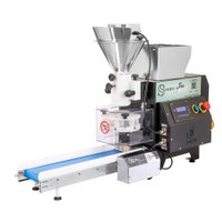 Máquina de Fazer Salgado Bailon Recheio Duplo Aço Carbono Painel Digital Sirius 5.0 com Esteira Sirius Pro Bivolt