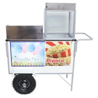 Carrinho de Algodão Doce e Pipoca com Toldo BL41P/T Cefaz