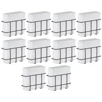 Kit 10 Porta Guardanapos Pequeno Aramado Preto Restaurante Utimil Organizar Lanchonete Buffet