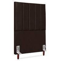 Cabeceira Solteiro 100 cm Com Frame Carla Corino Marrom Artte