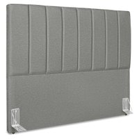 Cabeceira Casal 140 cm Com Frame Dalia Linho Cinza Escuro Artte