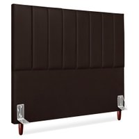 Cabeceira Queen 160 cm Com Frame Carla Corino Marrom Artte