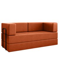 Sofa Cama Modular 2 Lugares 160 cm New Monaco Corino Dallas VConcept