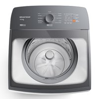 Máquina de Lavar Branca 14kg Brastemp com Smart Sensor e Lavagem Rápida - BWJ14AB