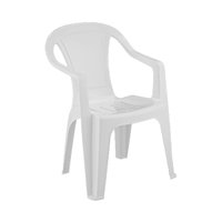 Cadeira Plástica Empilhável Oggi Pisani - Branco
