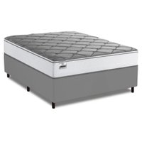 Cama Box Queen Real Max Force Softgel 158x198x65cm - Suporta até 200 kg por Pessoa