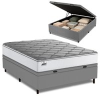 Cama Box Baú Casal Real Max Force Softgel 138x188x68cm