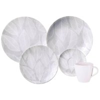 Aparelho de Jantar 30 Peças Porcelana Tramontina Arbo Servir Mesa Posta 6 Pessoas