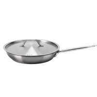 Frigideira Profissional com Tampa 1,85L Aço Inox 24cm Brinox