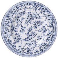 Jogo 12 Pratos Sobremesa 21cm Tramontina Azzura em Porcelana Confeitaria Cafeteria Mesa Posta
