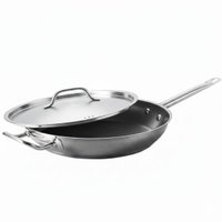 Frigideira com Tampa 3,4L Profissional 32cm Aço Inox Brinox