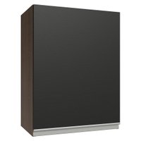 Armário Aéreo 50cm 1 Porta Rustic/Preto Glamy Madesa