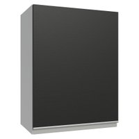 Armário Aéreo 50cm 1 Porta Branco/Preto Glamy Madesa